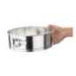 Moule rond à charnière en fer blanc Vogue 220mm