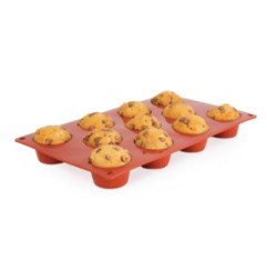 Plaque 11 mini-muffins en silicone Pavoni Formaflex