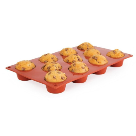 Plaque 11 mini-muffins en silicone Pavoni Formaflex