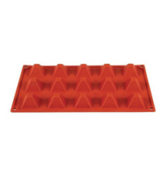 Plaque 15 pyramides en silicone Pavoni Formaflex