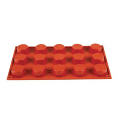 Plaque 15 petits-fours en silicone Pavoni Formaflex