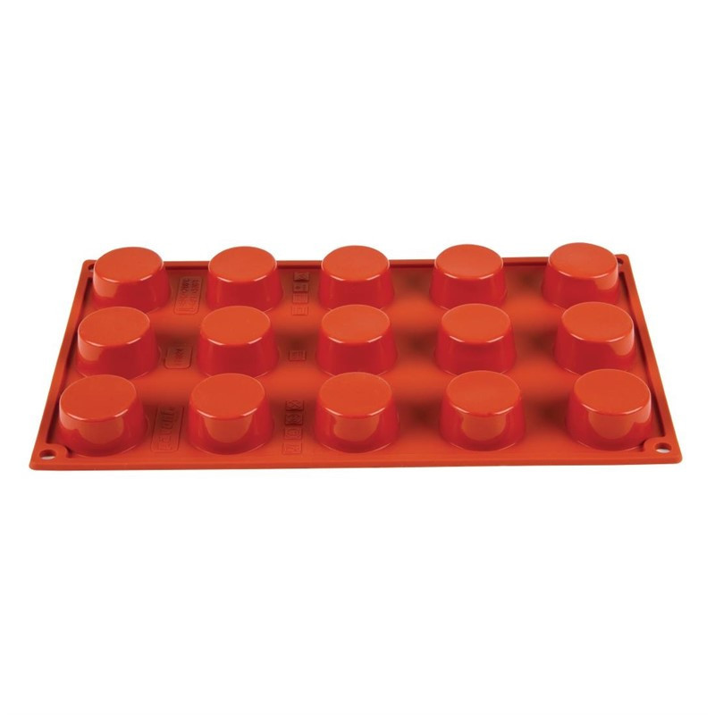 Plaque 15 petits-fours en silicone Pavoni Formaflex