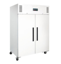 Armoire réfrigérée positive GN double porte blanche Polar Série G 1200L