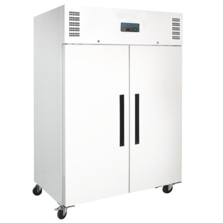 Armoire réfrigérée positive GN double porte blanche Polar Série G 1200L