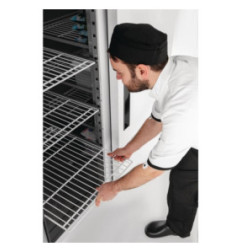 Armoire réfrigérée positive GN double porte blanche Polar Série G 1200L