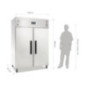 Armoire réfrigérée positive GN double porte Polar Série G 1200L