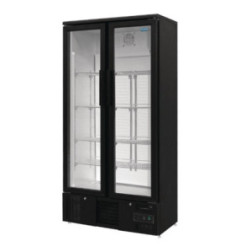 Arrière-bar vertical double porte battante Polar Série G 490L
