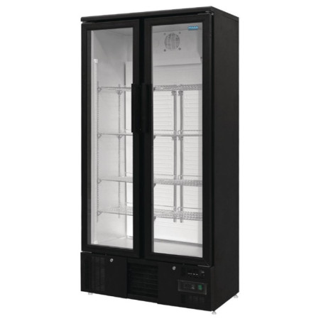 Arrière-bar vertical double porte battante Polar Série G 490L