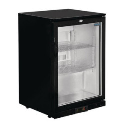 Arrière-bar une porte pivotante Polar Série G noir 138L