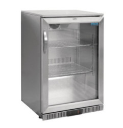 Arrière-bar une porte pivotante Polar Série G inox 138L