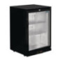 Arrière-bar une porte pivotante Polar Série G noir 128L