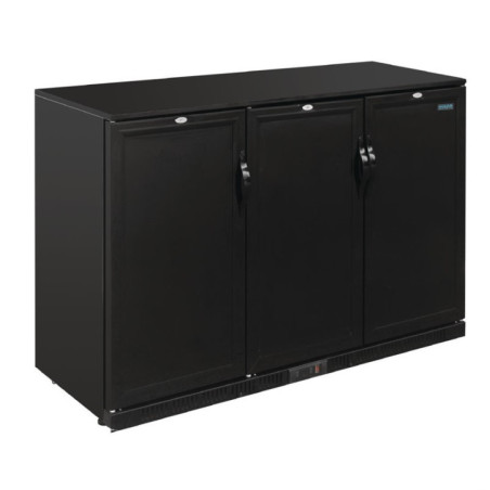 Arrière-bar trois portes pleines pivotantes Polar Séie G 900mm 330L