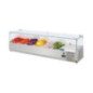 Saladette réfrigérée pour comptoir à pizza Polar Série G 6x GN 1/4