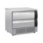 Soubassement double réfrigération 2 tiroirs Polar Série U 4x GN 1/1