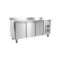Table réfrigérée 3 portes avec dosseret 417L Polar Série U