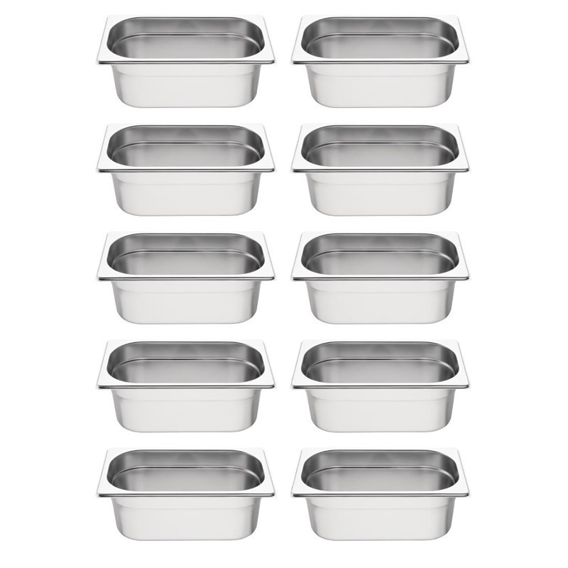 Lot de 10 bacs GN1/4 Vogue