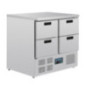 Table réfrigérée compacte 4 tiroirs 240L Polar Série G
