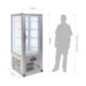 Vitrine à pâtisserie 400L Polar Série G