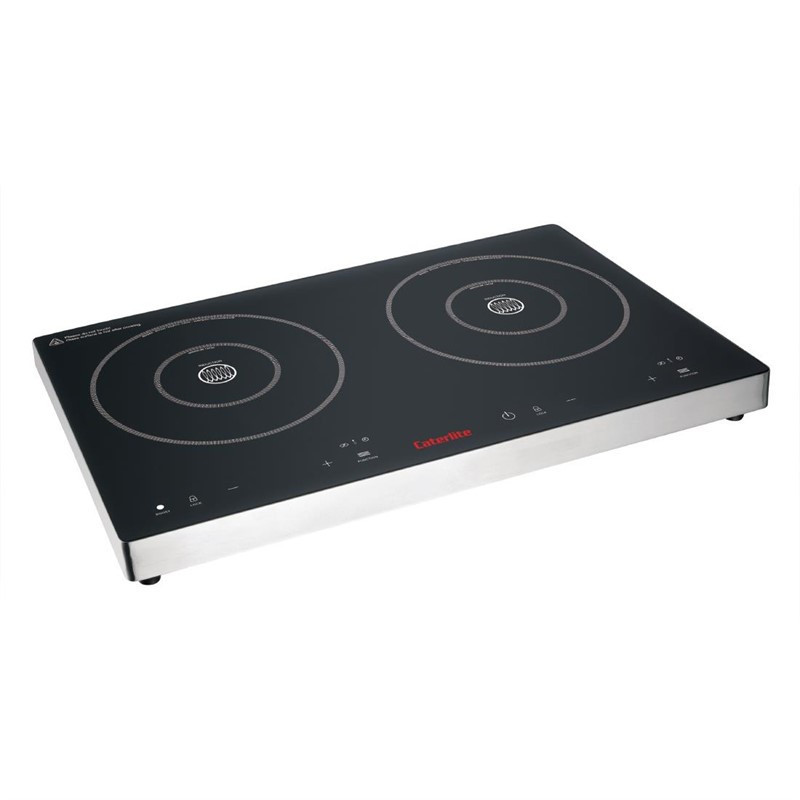 Double plaque de cuisson induction à commande tactile Caterlite 3 kW