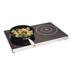 Double plaque de cuisson induction à commande tactile Caterlite 3 kW