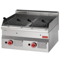 Grillade pierre de lave gaz Gastro M GRL60/60