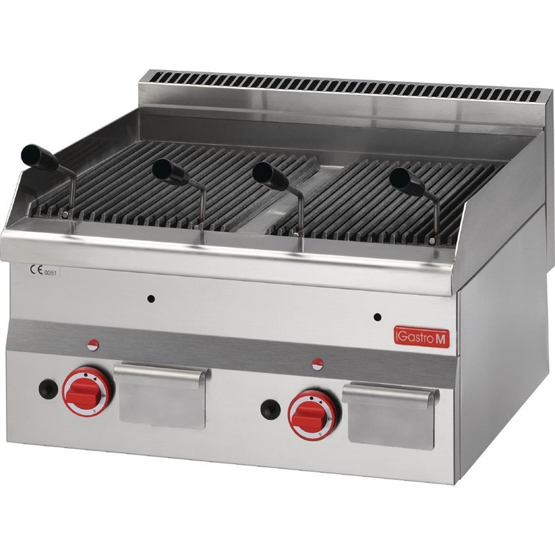 Grillade pierre de lave gaz Gastro M GRL60/60