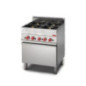 Fourneau 4 feux sur four gaz Gastro M 650 65/70CFG