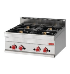 Fourneau gaz à poser 4 feux Gastro M 650 65/70PCG