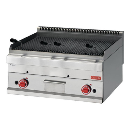 Grillade pierre de lave gaz Gastro M 650 65/70GRL