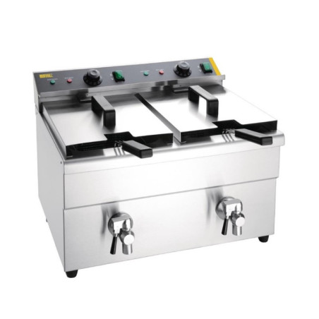 Friteuse induction double Buffalo 2 x 3 kW