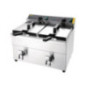 Friteuse induction double Buffalo 2 x 3 kW