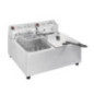 Friteuse double avec minuterie Buffalo - 2x5L 2x2,8kW