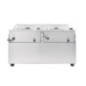 Friteuse double avec minuterie Buffalo - 2x5L 2x2,8kW