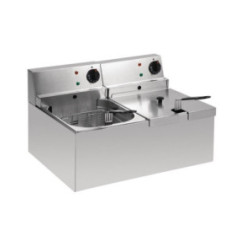 Friteuse électrique de comptoir cuve double Lincat LDF2