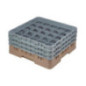 Casier à verres 25 compartiments Camrack Cambro beige hauteur max 174mm Casier à verres 25 compartiments Camrack Cambro beige hauteur max 174mm