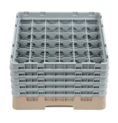 Casier à verres 36 compartiments Camrack Cambro beige hauteur max 257mm