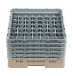 Casier à verres 49 compartiments Camrack Cambro beige hauteur max 257mm