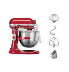 Batteur professionnel Kitchenaid 6,9L rouge 5KSM7990XEER