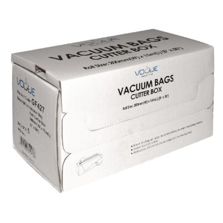 Rouleau distributeur de sacs sous vide Vogue 200mm x15m