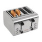 Grille-pain inox Caterlite 4 tranches