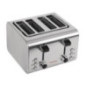 Grille-pain inox Caterlite 4 tranches