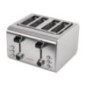 Grille-pain inox Caterlite 4 tranches