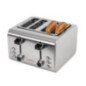 Grille-pain inox Caterlite 4 tranches