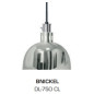 Lampe chauffante 750 avec cordon - Nickel Brillant