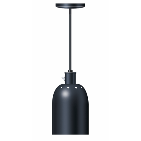 Lampe chauffante 400 avec cordon - Noir Prononcé