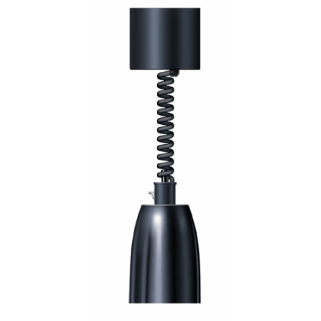 Lampe chauffante 600 cordon retractable - Noir foncé