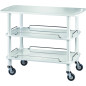 Chariots De Service En Bois CLP2003B bianco-white Chariots De Service En Bois CLP2003B bianco-white