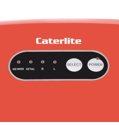 Machine à glaçons remplissage manuel Caterlite rouge