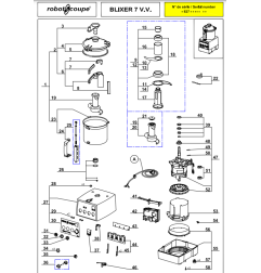 Blixer 7VV éclaté pour pièces détachées