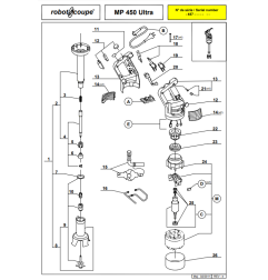 Pièces Détachées Pour Mixeur Robotcoupe MP 450 ULTRA